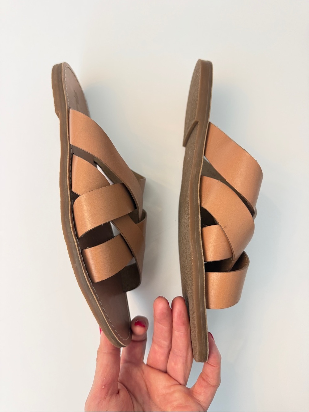 Madewell Boardwalk Woven Slide Sandal, Size 10 (fit like 9) - Picture 2 of 5